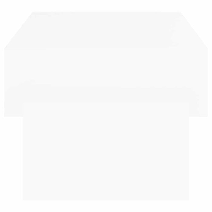 Tavolino da Salotto-Tavolino da soggiorno-Tavolo Bianco 102x55x42 cm Legno Legno Multistrato