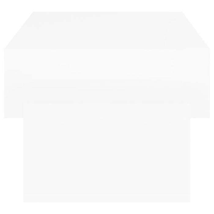 Tavolino da Salotto Bianco 102x55x42 cm Legno Legno Multistrato 808522