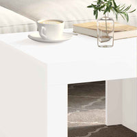 Tavolino da Salotto Bianco 50x50x35 cm in Truciolato cod mxl 24929