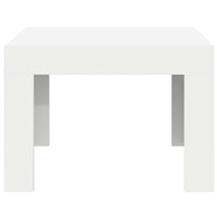 Tavolino da Salotto Bianco 50x50x35 cm in Truciolato 808549