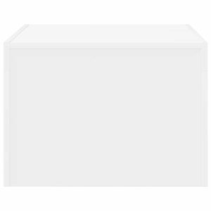 Tavolino da Salotto Bianco 50x50x35 cm in Truciolato cod mxl 24929