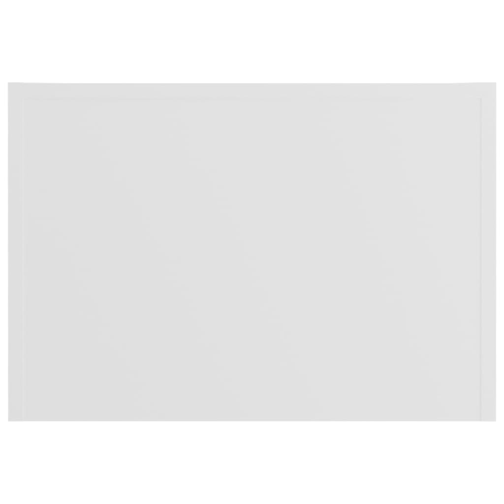 Tavolino da Salotto Bianco 50x50x35 cm in Truciolato 808549