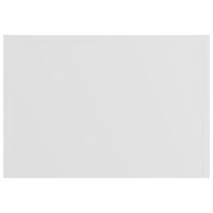 Tavolino da Salotto Bianco 50x50x35 cm in Truciolato 808549