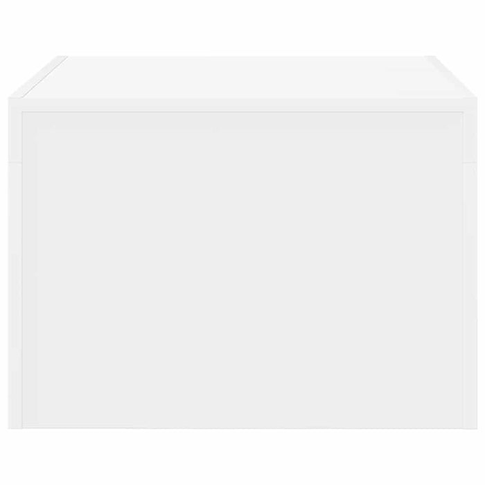 Tavolino da Salotto-Tavolino da soggiorno-Tavolo Bianco 50x50x35 cm in Truciolato