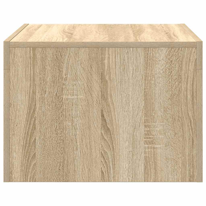 Tavolino da Salotto-Tavolino da soggiorno-Tavolo Rovere Sonoma 50x50x35 cm in Truciolato