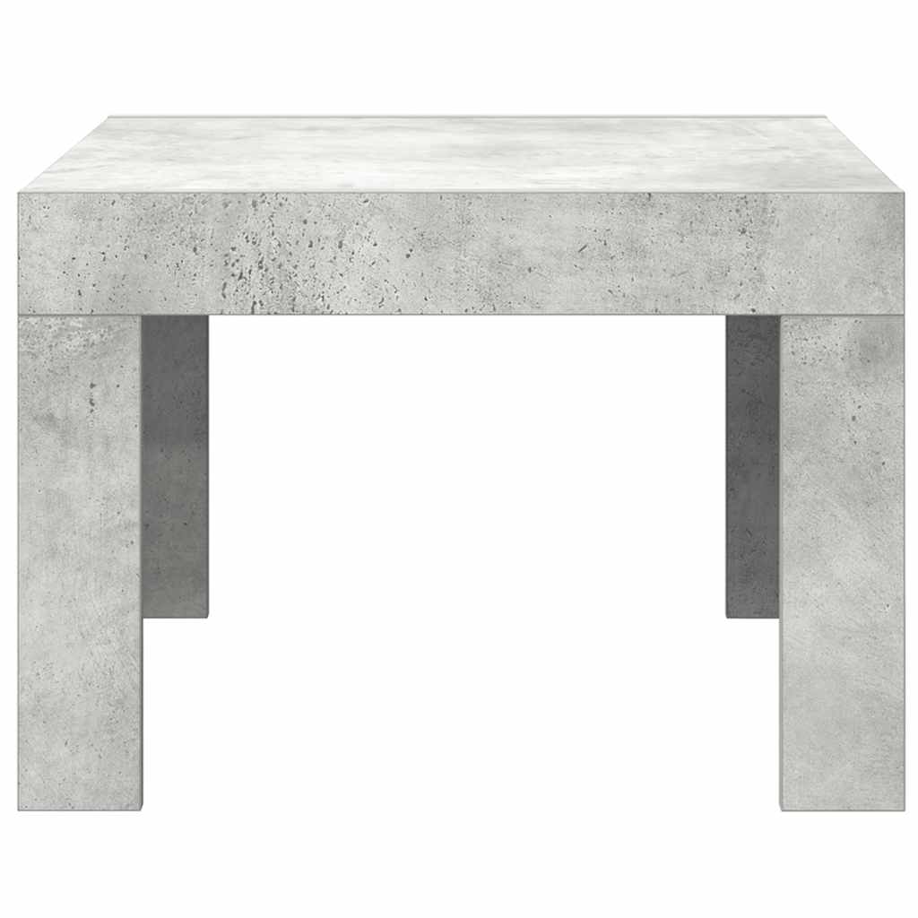 Tavolino da Salotto Grigio Cemento 50x50x35 cm in Truciolato cod mxl 58649