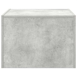 Tavolino da Salotto Grigio Cemento 50x50x35 cm in Truciolato cod mxl 58649