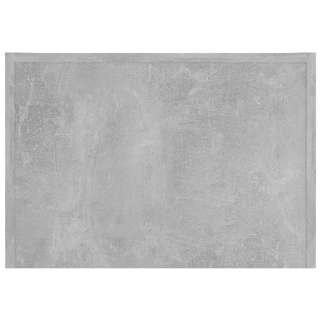 Tavolino da Salotto Grigio Cemento 50x50x35 cm in Truciolato 808553