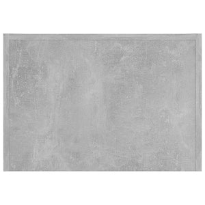 Tavolino da Salotto Grigio Cemento 50x50x35 cm in Truciolato 808553