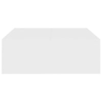 Tavolino da Salotto Bianco 100x100x35 cm Truciolato 808567