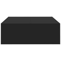 Tavolino da Salotto Nero 100x100x35 cm in Truciolato 808568