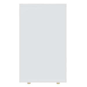 Tavolini Impilabili 3 pz Bianchi in Legno Multistrato 808576