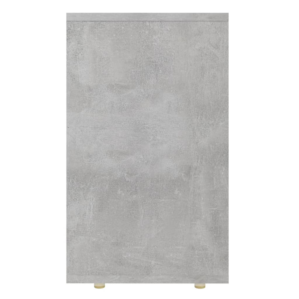 Tavolini Impilabili 3 pz Grigio Cemento in Truciolato 808580