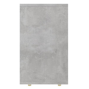 Tavolini Impilabili 3 pz Grigio Cemento in Truciolato 808580