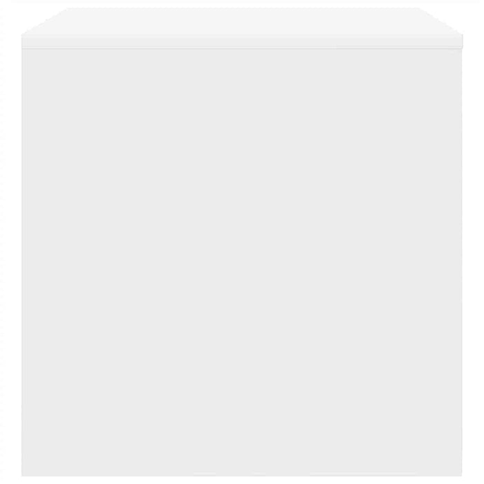 Tavolini Impilabili 3 pz Bianchi in Truciolato 808594