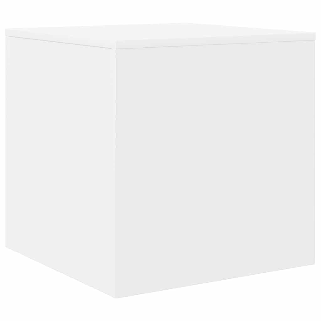 Tavolini Impilabili 3 pz Bianchi in Truciolato 808594