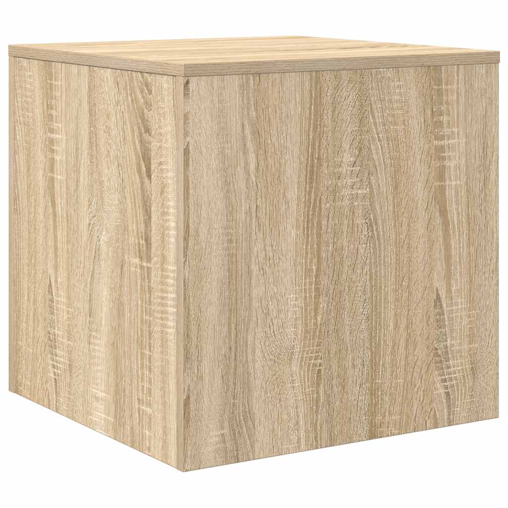 Tavolini Impilabili 3 pz Rovere Sonoma in Truciolato