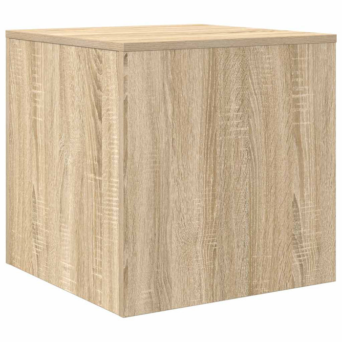 Tavolini Impilabili 3 pz Rovere Sonoma in Truciolato