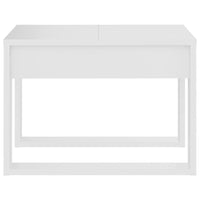 Tavolino Bianco 50x30x50 cm in Legno Multistrato cod mxl 38984