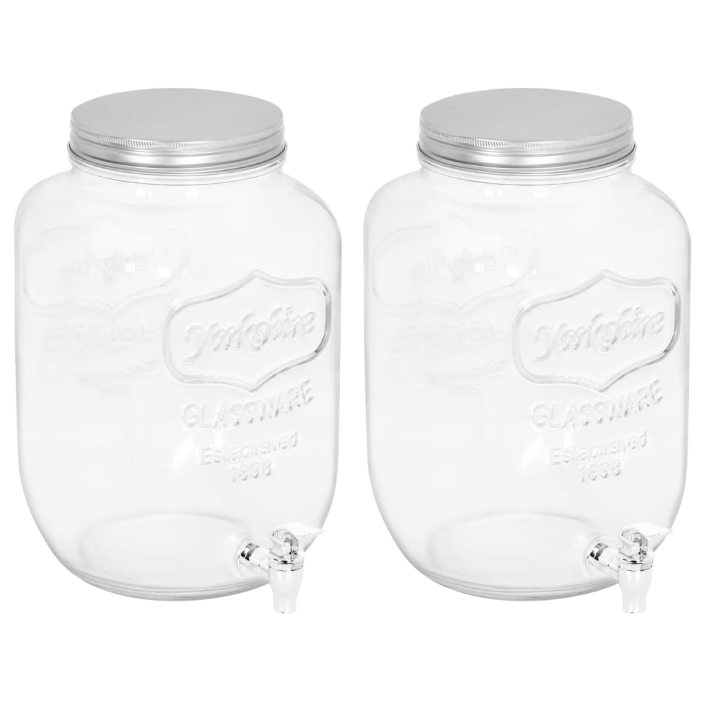 Distributori di Bevande 2 pz 8050 ml in Vetro cod mxl 58585