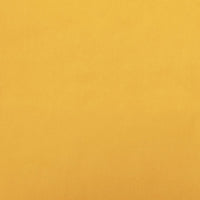 Divano Letto a 2 Posti Giallo in Velluto 337543