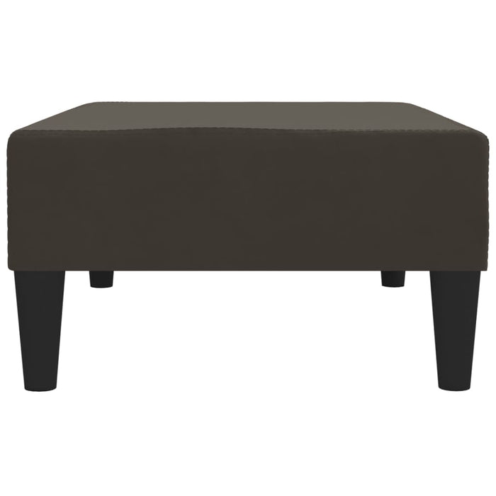 Poggiapiedi Grigio Scuro 78x56x32 cm in Velluto cod mxl 68102