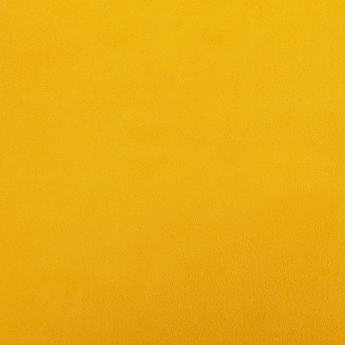 Poggiapiedi Giallo 78x56x32 cm in Velluto