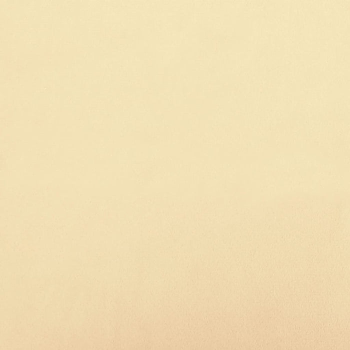 Poggiapiedi Crema 78x56x32 cm in Velluto cod mxl 74006