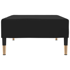 Poggiapiedi Nero 78x56x32 cm in Velluto 337704