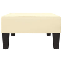 Poggiapiedi Crema 78x56x32 cm in Similpelle  cod mxl 62035