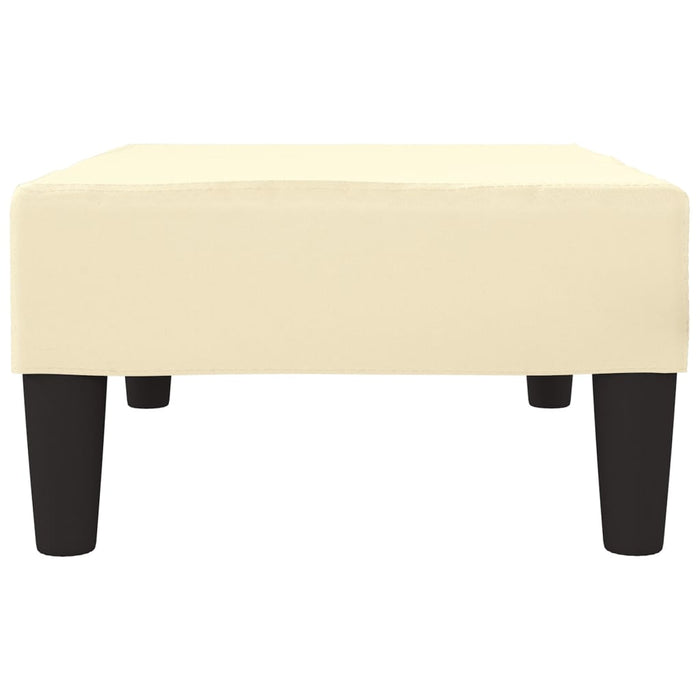 Poggiapiedi Crema 78x56x32 cm in Similpelle  cod mxl 62035