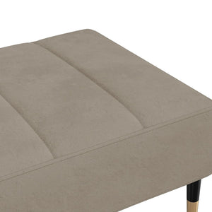 Poggiapiedi Grigio Chiaro 78x56x32 cm in Velluto 337812