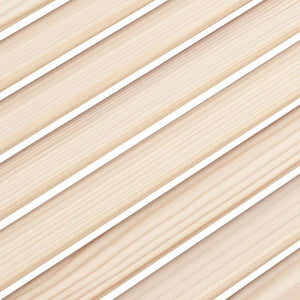 Ante con Design a Lamelle 4 pz 39,5x39,4 cm in Legno di Pino 151108