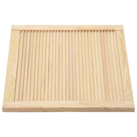 Porta persiana in legno massello di pino, copertura per ripiani per armadio, guardaroba, paravento, 39,5 x 49,4 cm 02_0003867