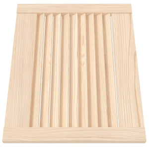 Ante a Lamelle 2 pz in Legno Massello di Pino 39,5x49,4cm cod mxl 73581