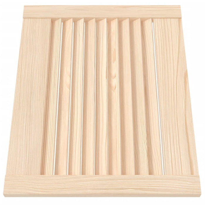 Ante a Lamelle 4 pz in Legno Massello di Pino 39,5x49,4 cm cod mxl 62509