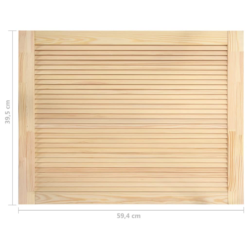 Porta a persiana 39,5 x 59,4 cm legno massello di pino 02_0003868