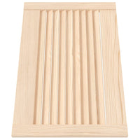 Ante con Design a Lamelle 2 pz 39,5x59,4 cm in Legno di Pino 151113