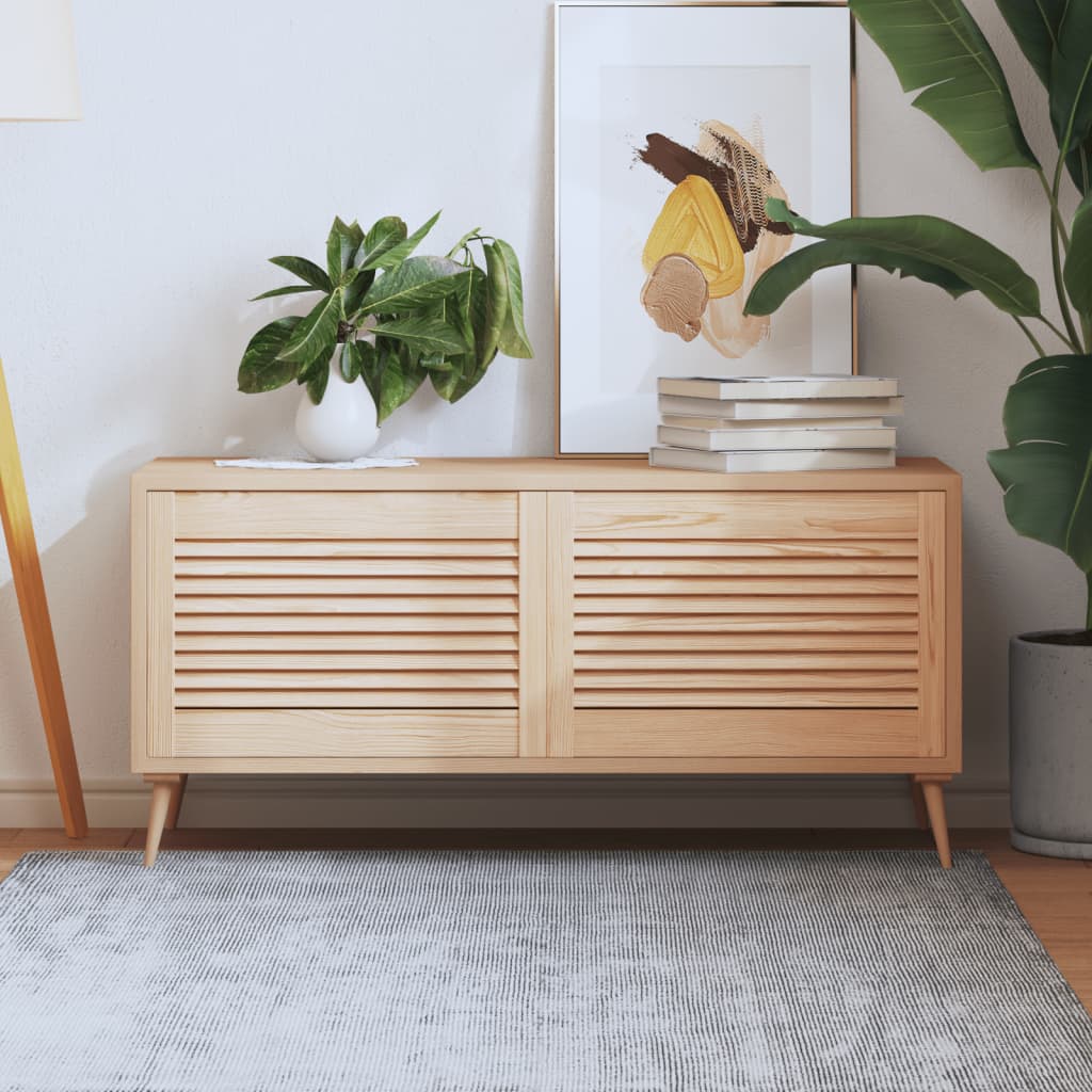 Ante con Design a Lamelle 2 pz 39,5x59,4 cm in Legno di Pino 151113