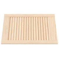 Ante a Lamelle 2 pz in Legno Massello di Pino 61,5x39,4 cm cod mxl 55025