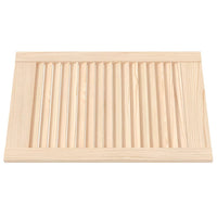 Ante a Lamelle 4 pz in Legno Massello di Pino 61,5x39,4 cm cod mxl 77909