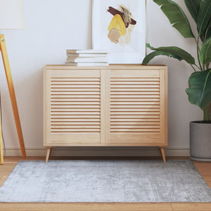 Ante con Design a Lamelle 2 pz 61,5x49,4 cm in Legno di Pino 151119