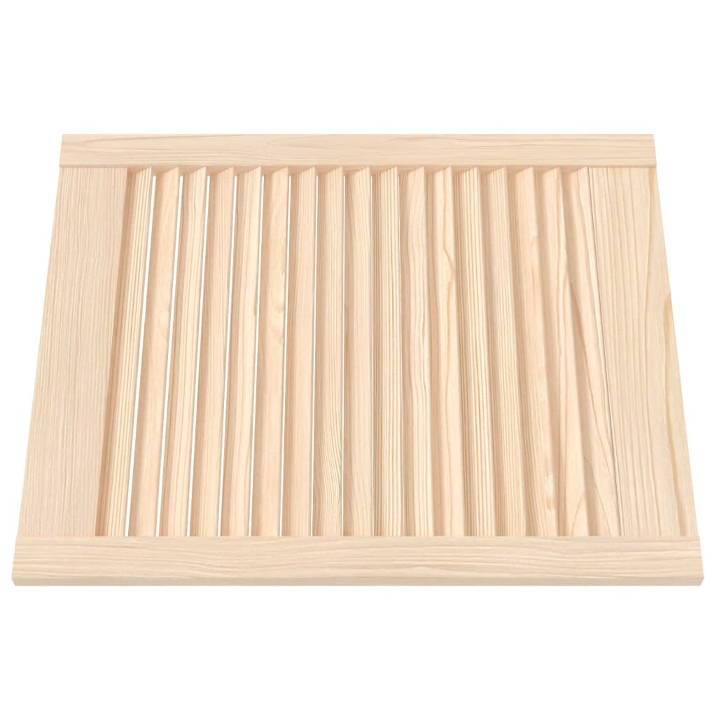 Ante con Design a Lamelle 4 pz 61,5x49,4 cm in Legno di Pino 151120