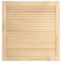 Set di 2 ante a persiana in legno massello di pino, ante per armadietti, ante per ripiani, per armadio, guardaroba, guardaroba, 24,5 x 23,5 pollici 02_0003895