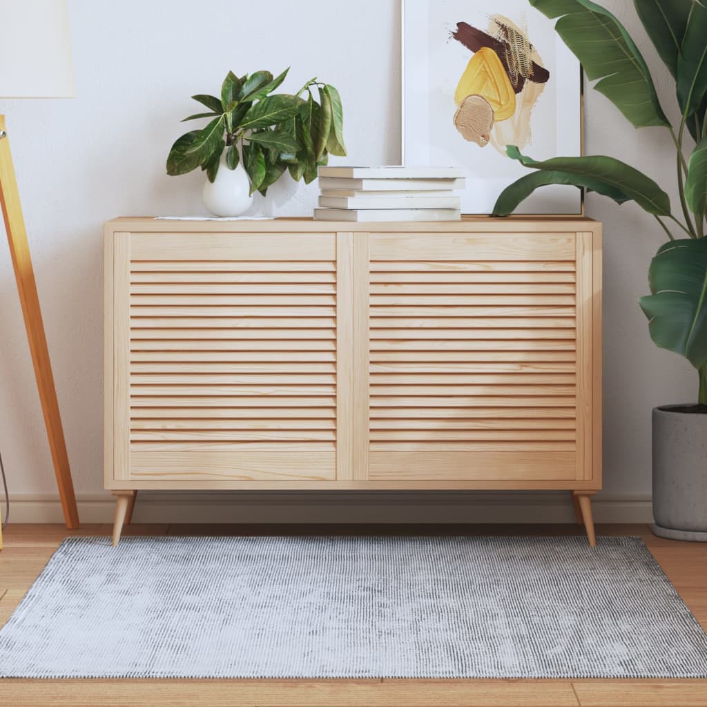 Ante con Design a Lamelle 2 pz 61,5x59,4 cm in Legno di Pino 151122