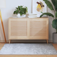 Ante con Design a Lamelle 2 pz 61,5x59,4 cm in Legno di Pino 151122