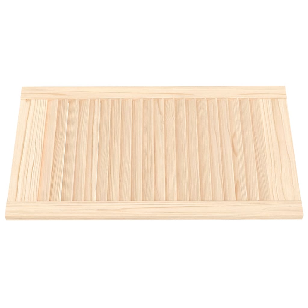 Ante con Design a Lamelle 2 pz 69x39,4 cm in Legno di Pino 151125