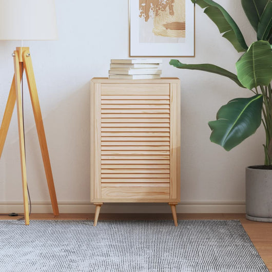 Anta con Design a Lamelle 69x49,4 cm in Legno di Pino 151127