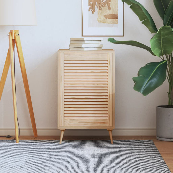 Anta con Design a Lamelle 69x49,4 cm in Legno di Pino 151127