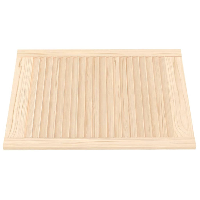 Ante con Design a Lamelle 2 pz 69x49,4 cm in Legno di Pino 151128